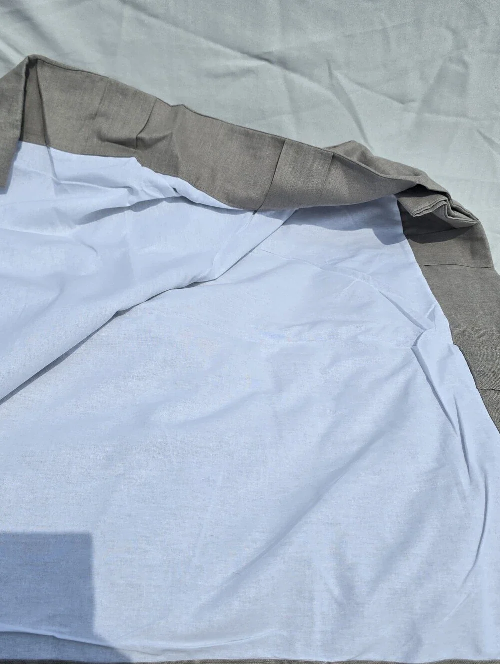 Quince 96x108 European Linen Gray Light Filtering 1 Panel 96